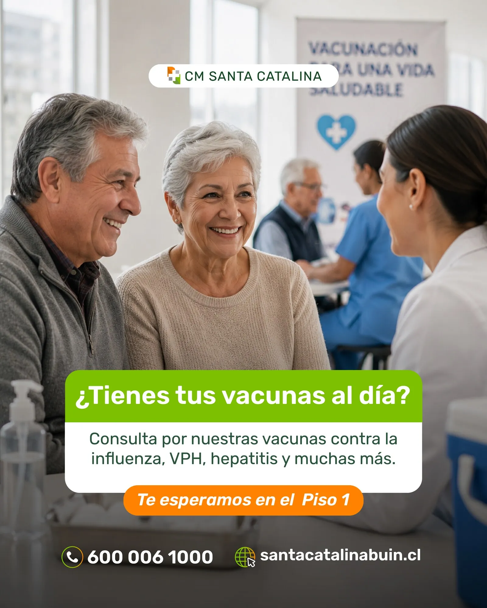 Campaña CM Santa Catalina: ¿tienes tus vacunas al día?